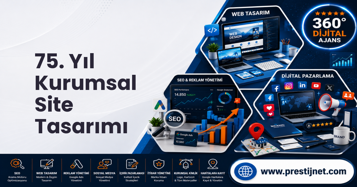 75. Yıl Kurumsal Site Tasarımı