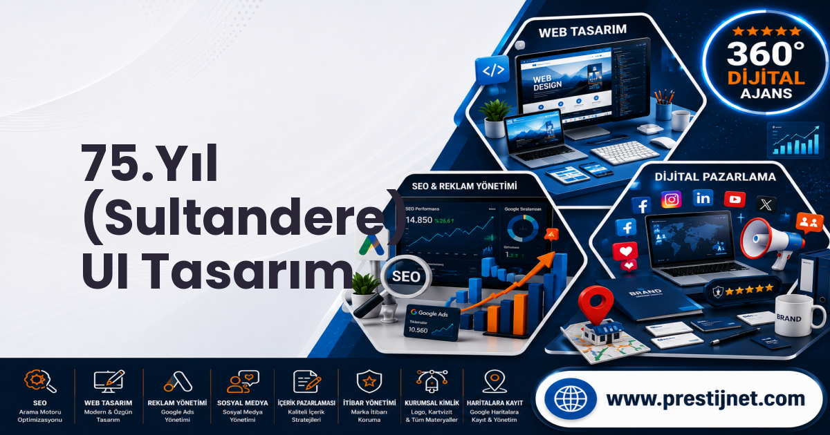 75.Yıl (Sultandere) UI Tasarım