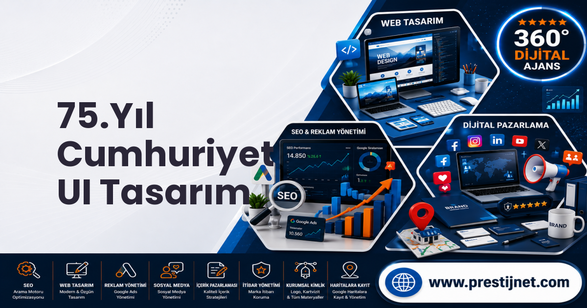 75.Yıl Cumhuriyet UI Tasarım