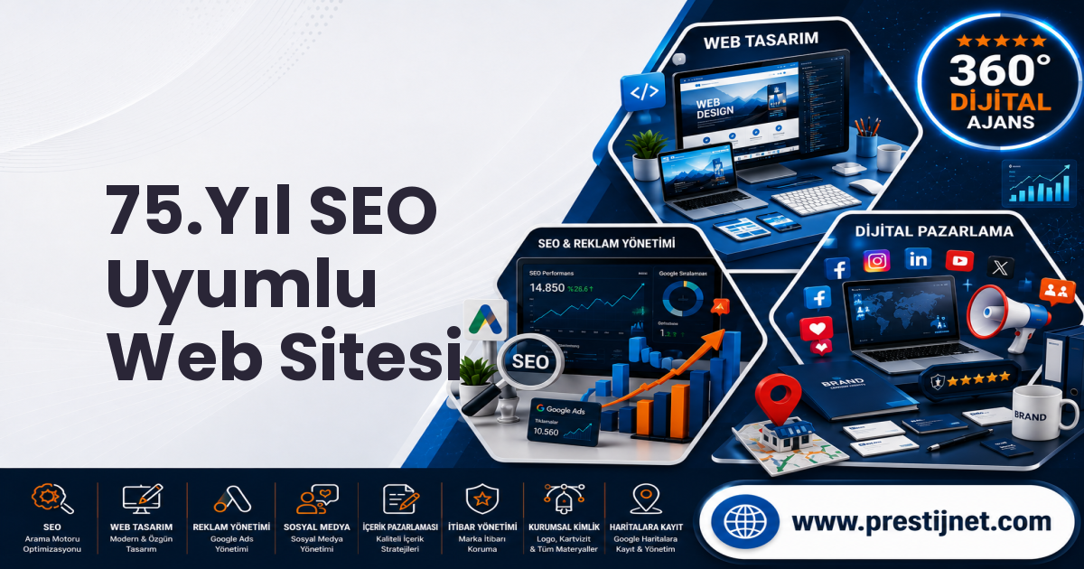 75.Yıl SEO Uyumlu Web Sitesi