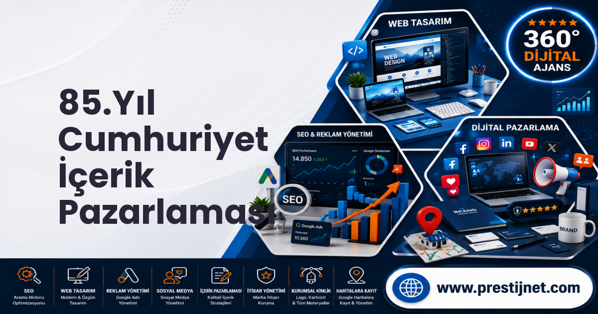 85.Yıl Cumhuriyet İçerik Pazarlaması