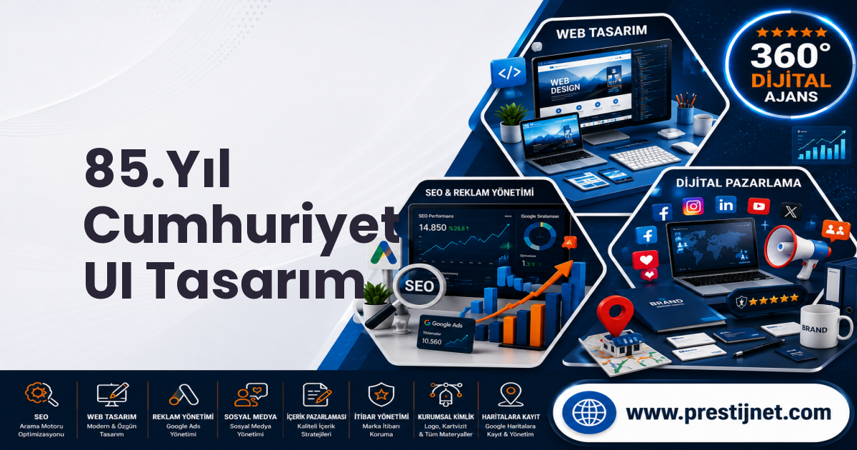 85.Yıl Cumhuriyet UI Tasarım