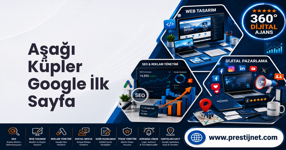 Aşağı Küpler Google İlk Sayfa