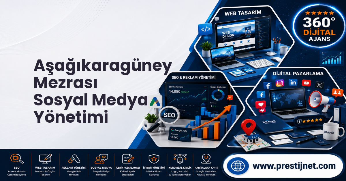 Aşağıkaragüney Mezrası Sosyal Medya Yönetimi