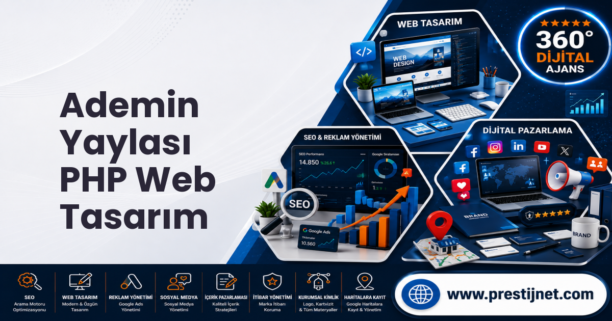 Ademin Yaylası PHP Web Tasarım