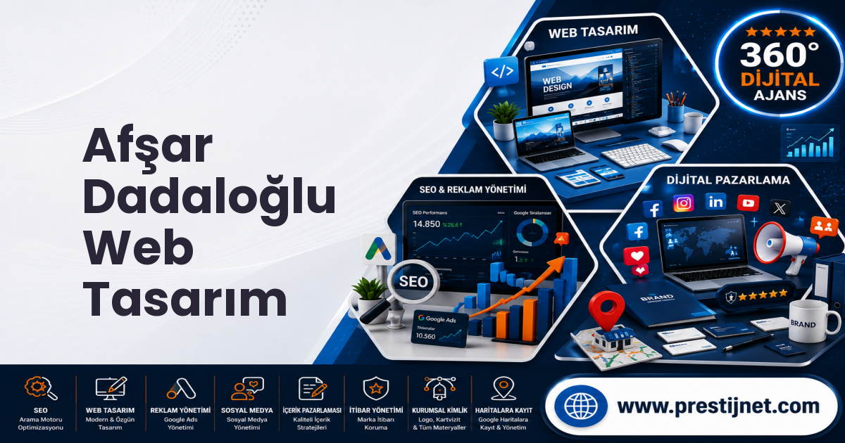 Afşar Dadaloğlu Web Tasarım