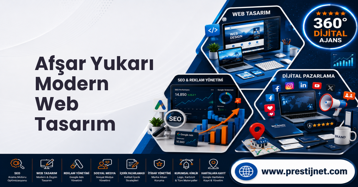 Afşar Yukarı Modern Web Tasarım