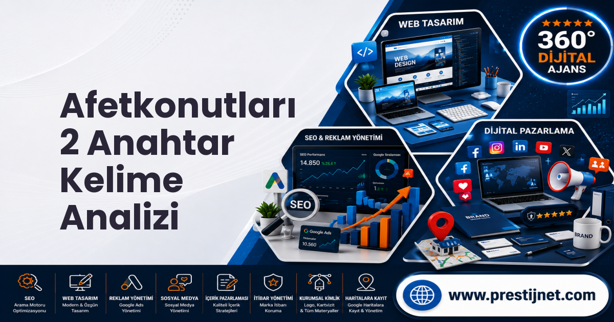 Afetkonutları 2 Anahtar Kelime Analizi