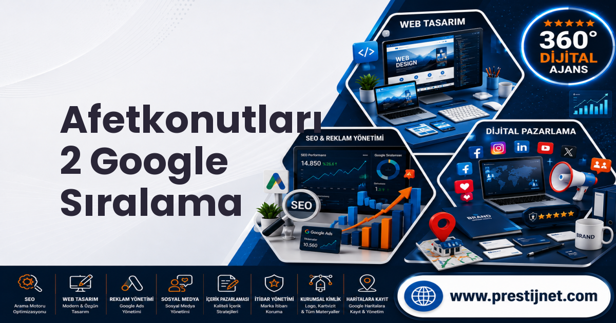 Afetkonutları 2 Google Sıralama