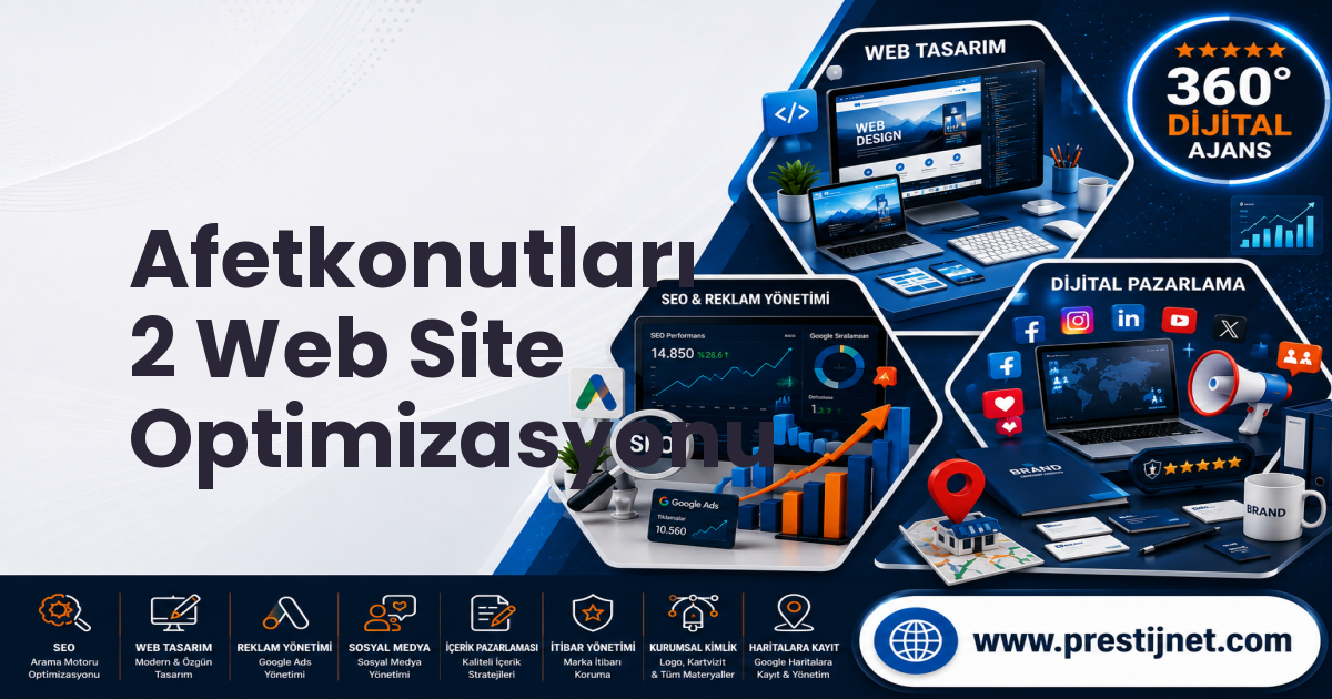 Afetkonutları 2 Web Site Optimizasyonu