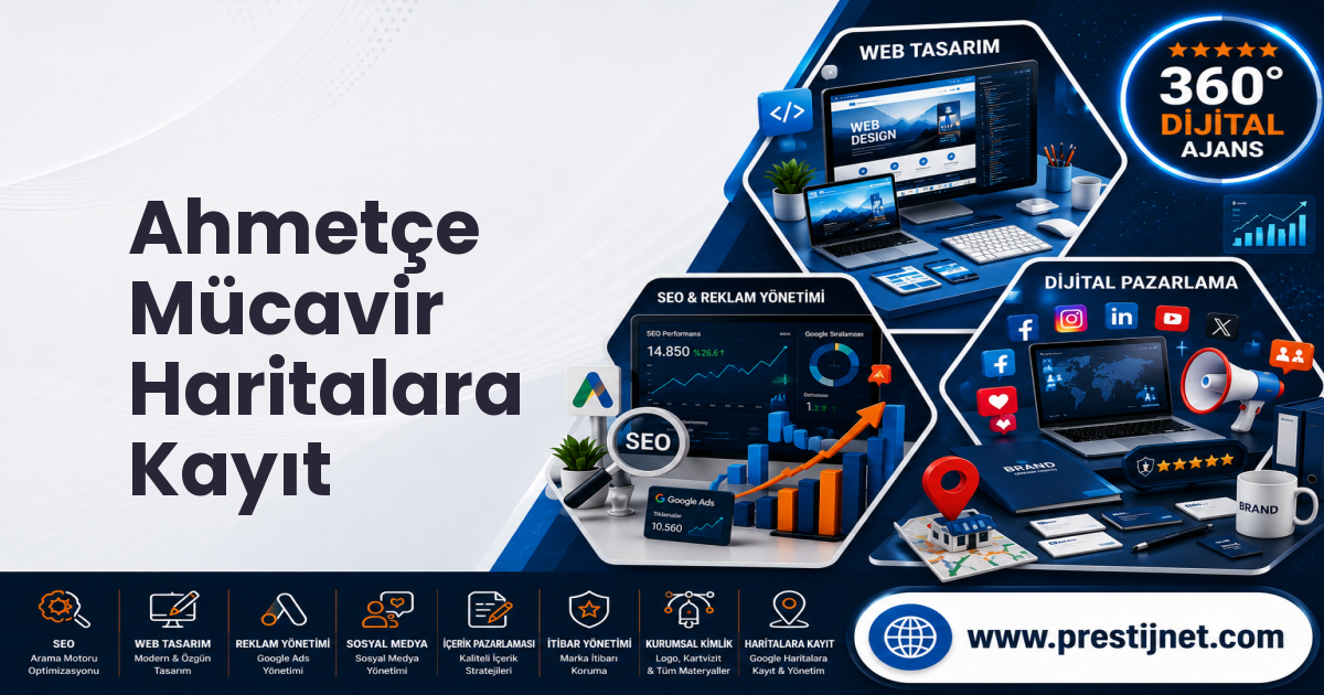 Ahmetçe Mücavir Haritalara Kayıt