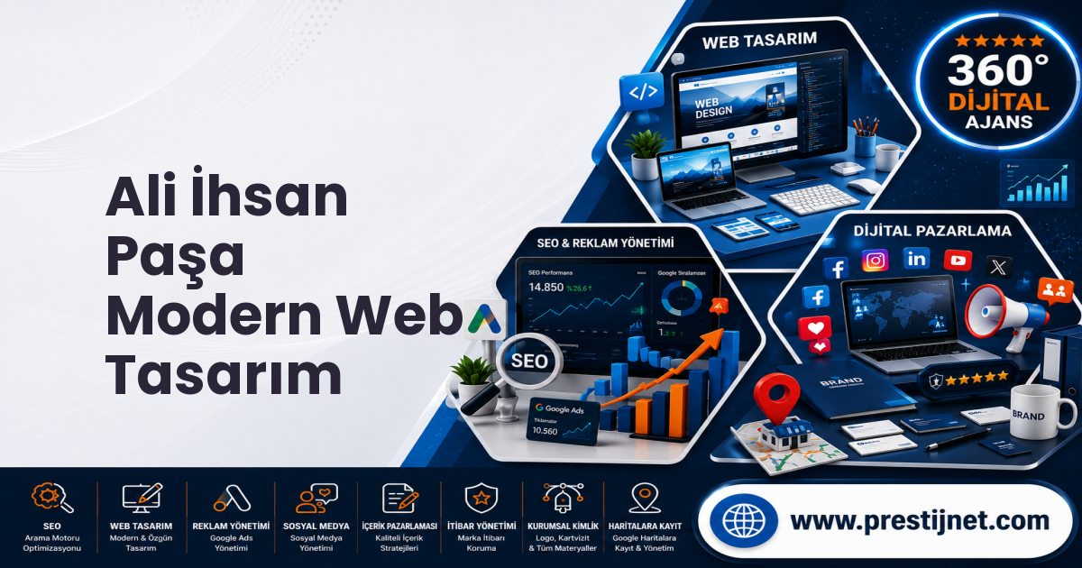 Ali İhsan Paşa Modern Web Tasarım