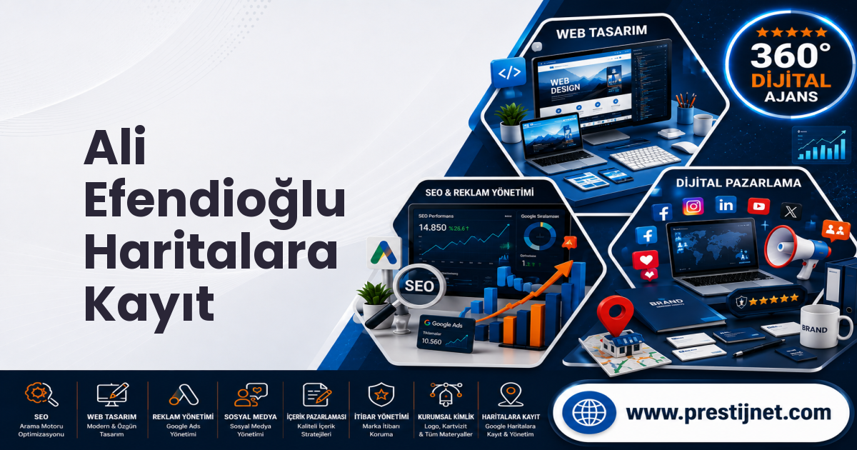 Ali Efendioğlu Haritalara Kayıt