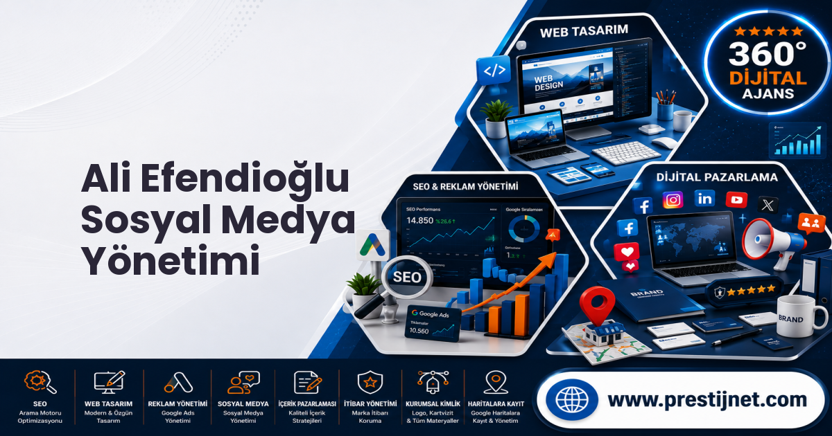 Ali Efendioğlu Sosyal Medya Yönetimi