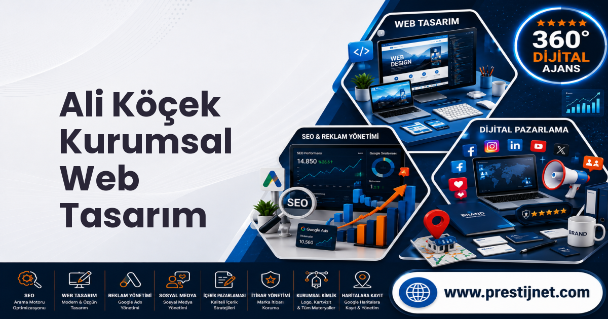 Ali Köçek Kurumsal Web Tasarım