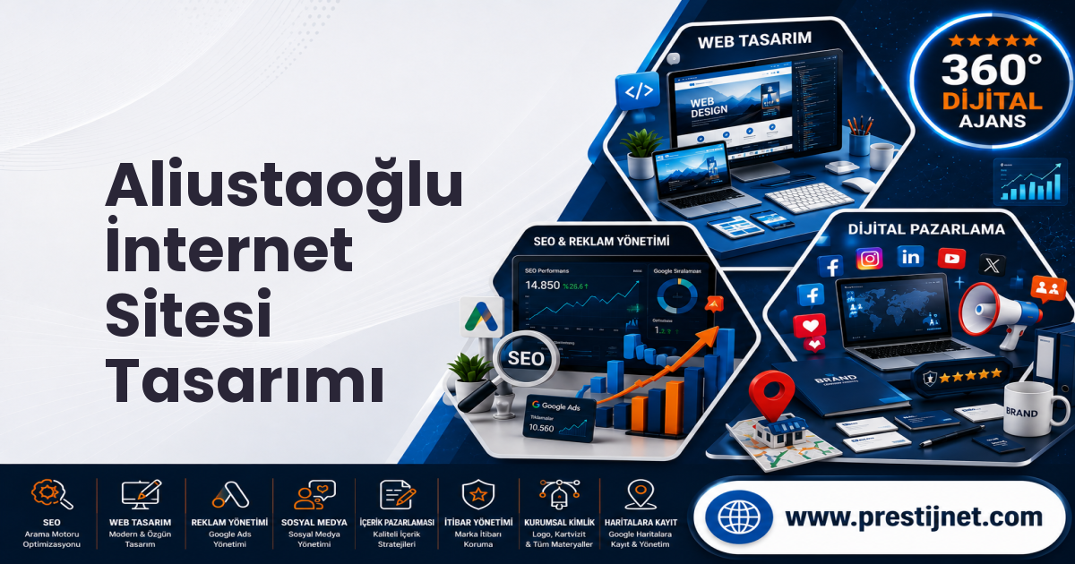 Aliustaoğlu İnternet Sitesi Tasarımı