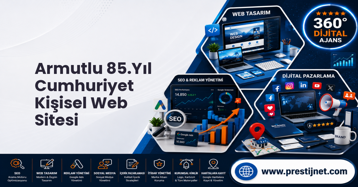 Armutlu 85.Yıl Cumhuriyet Kişisel Web Sitesi