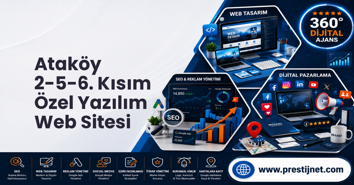 Ataköy 2-5-6. Kısım Özel Yazılım Web Sitesi