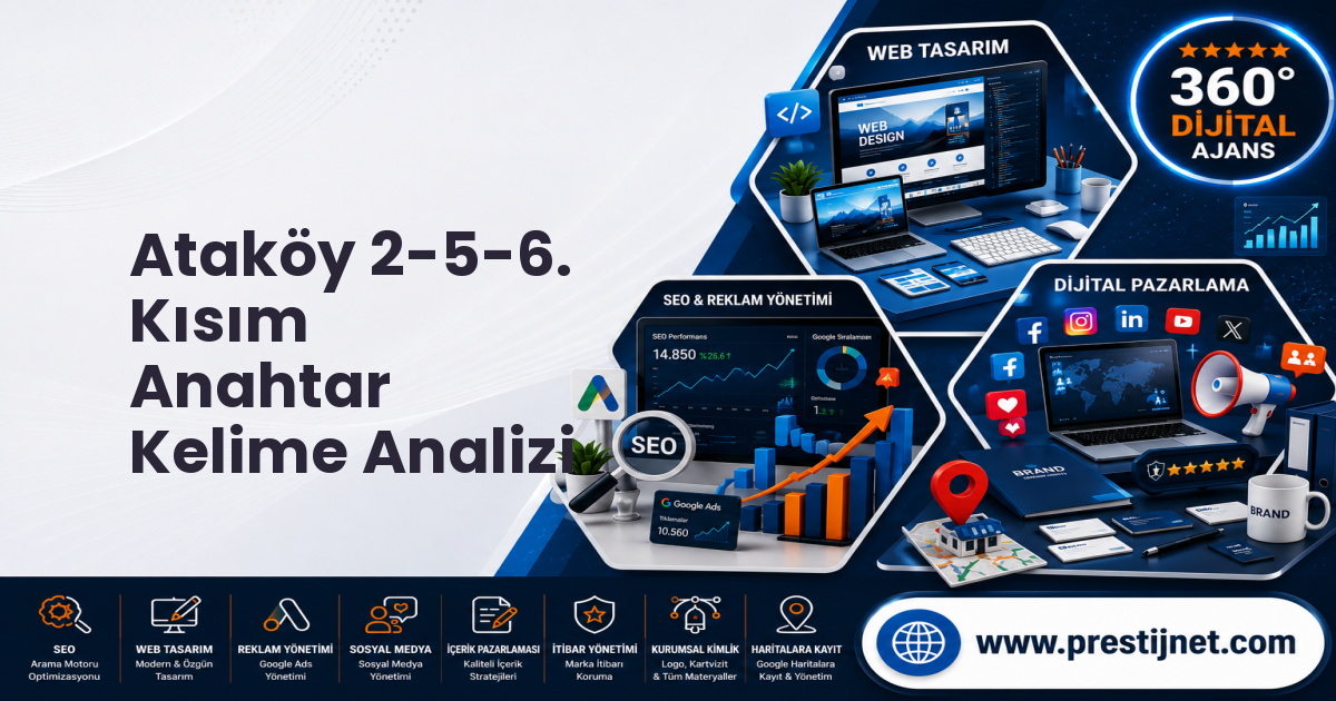 Ataköy 2-5-6. Kısım Anahtar Kelime Analizi