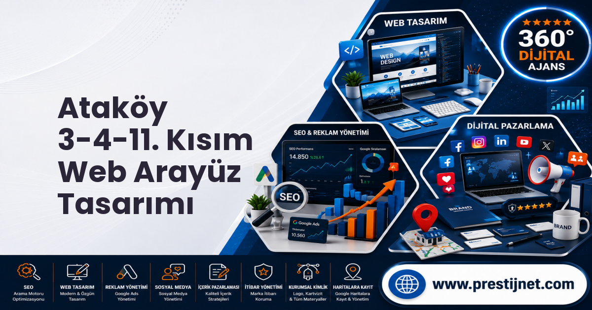 Ataköy 3-4-11. Kısım Web Arayüz Tasarımı