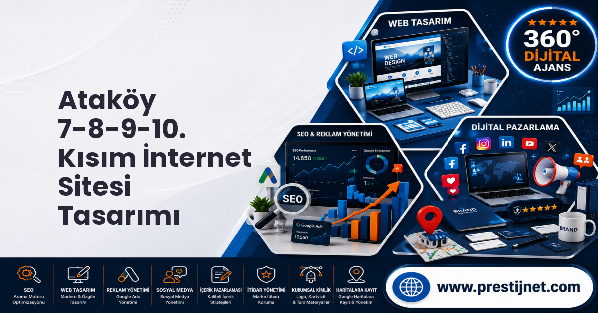 Ataköy 7-8-9-10. Kısım İnternet Sitesi Tasarımı