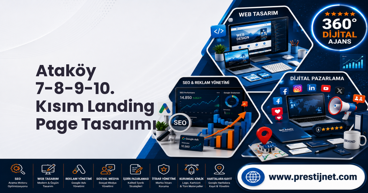 Ataköy 7-8-9-10. Kısım Landing Page Tasarımı