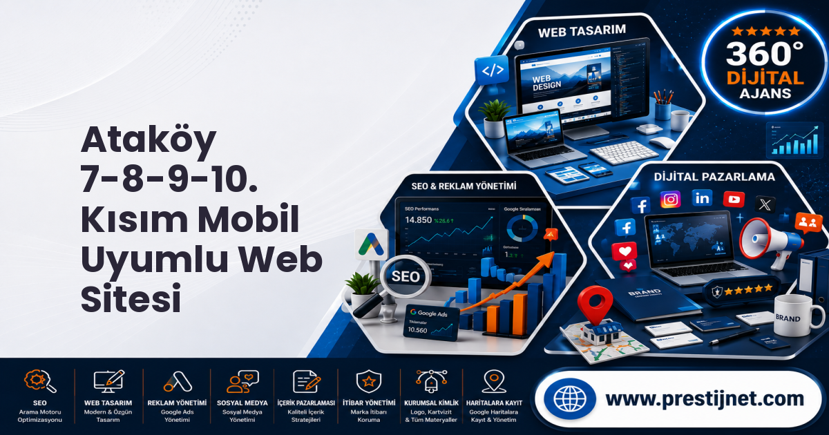 Ataköy 7-8-9-10. Kısım Mobil Uyumlu Web Sitesi