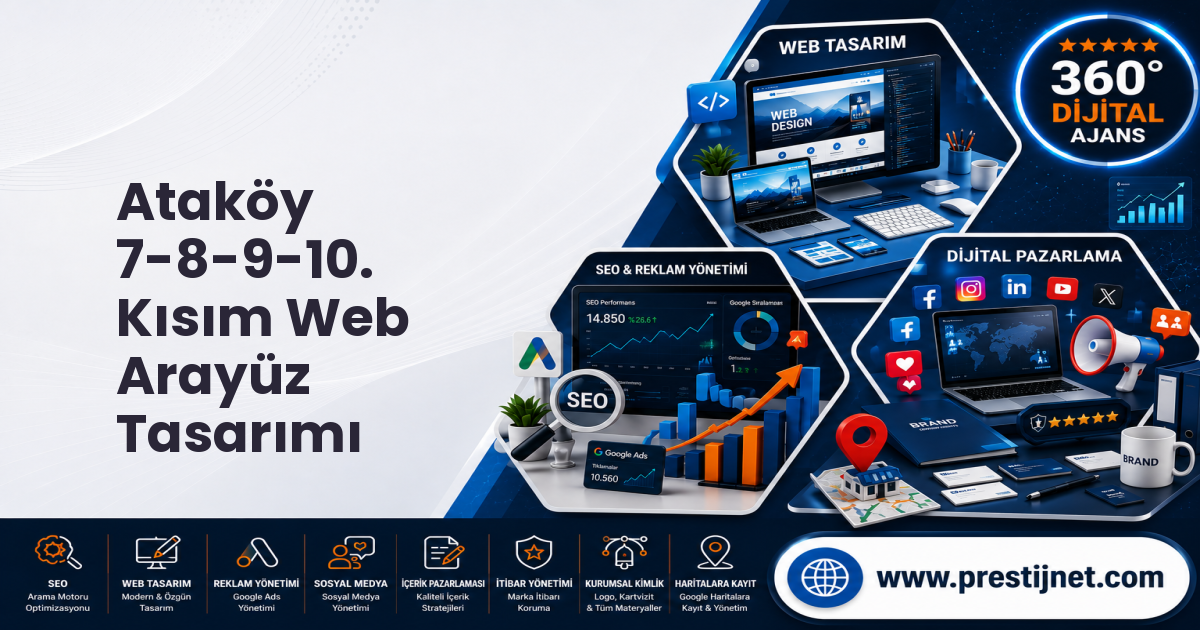 Ataköy 7-8-9-10. Kısım Web Arayüz Tasarımı