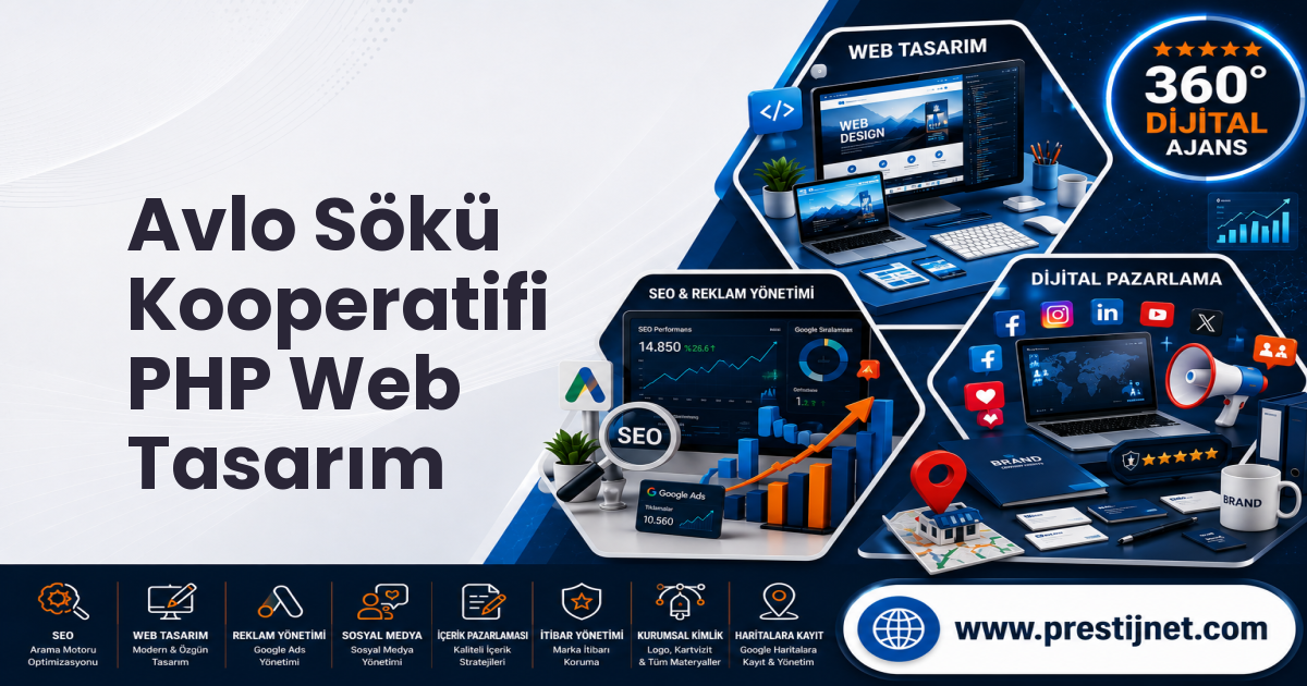 Avlo Sökü Kooperatifi PHP Web Tasarım