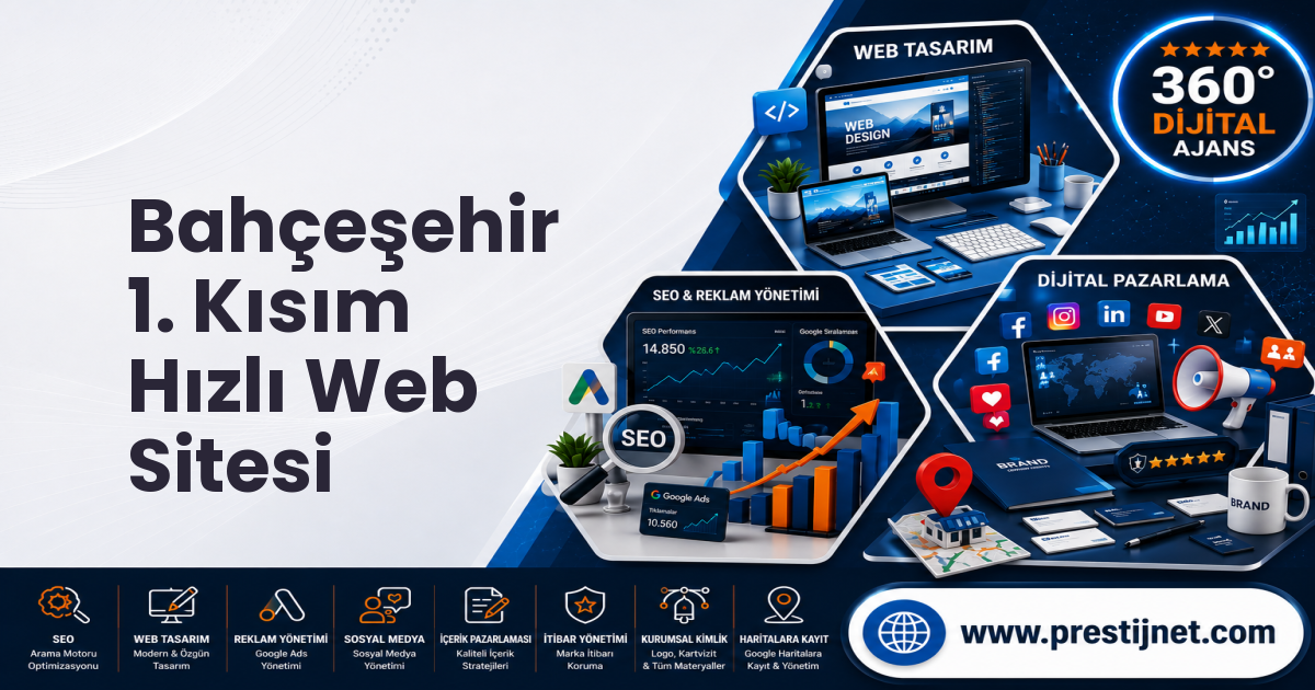 Bahçeşehir 1. Kısım Hızlı Web Sitesi