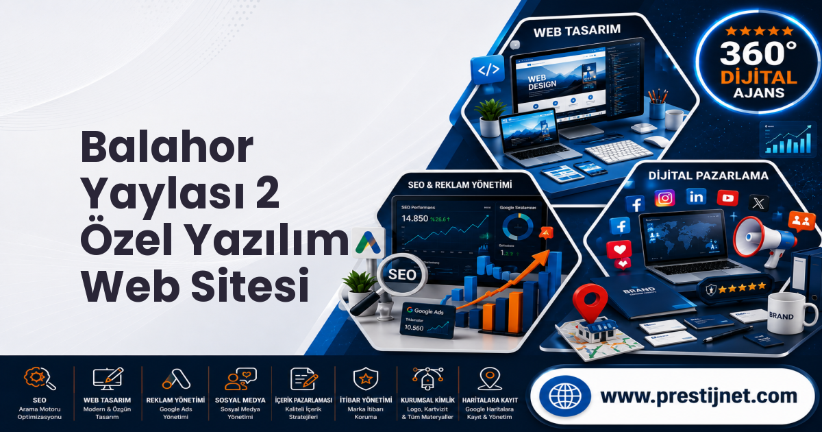 Balahor Yaylası 2 Özel Yazılım Web Sitesi