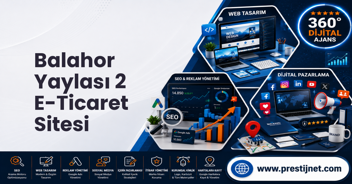 Balahor Yaylası 2 E-Ticaret Sitesi