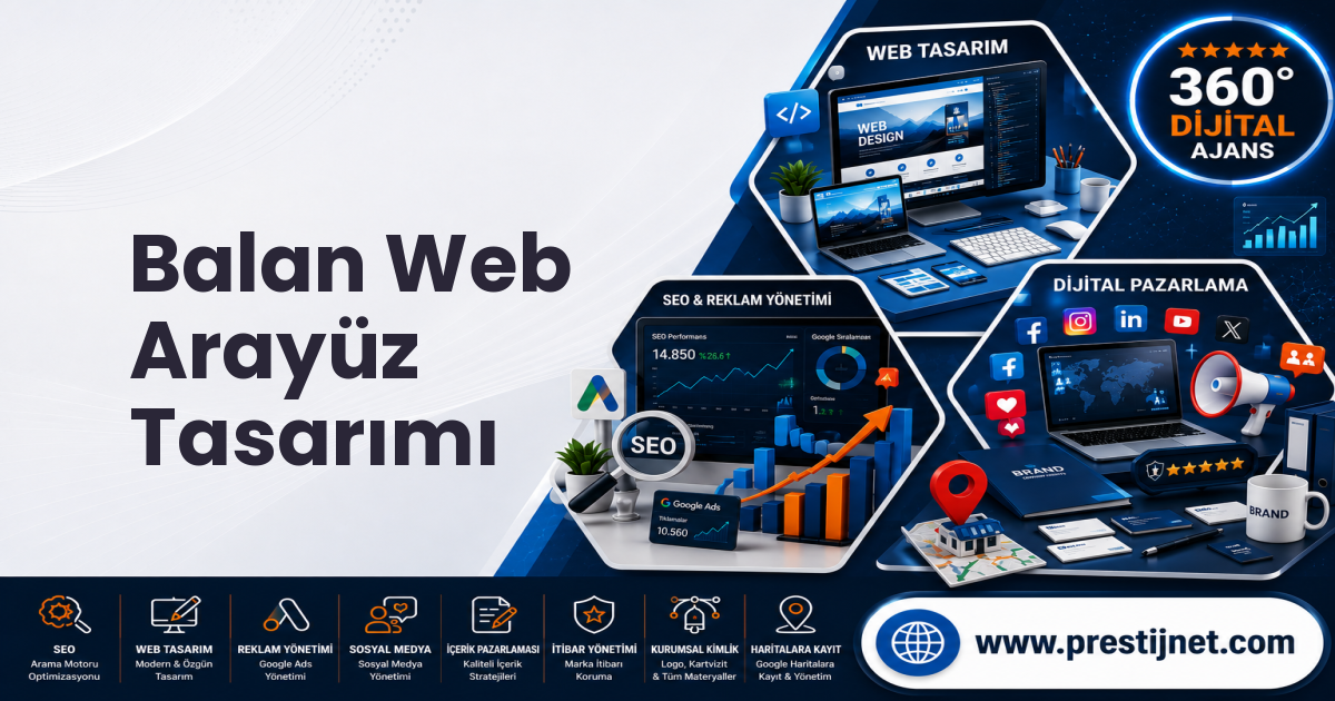 Balan Web Arayüz Tasarımı