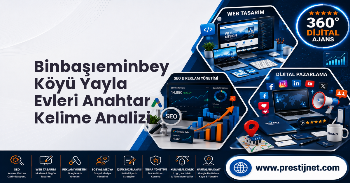 Binbaşıeminbey Köyü Yayla Evleri Anahtar Kelime Analizi
