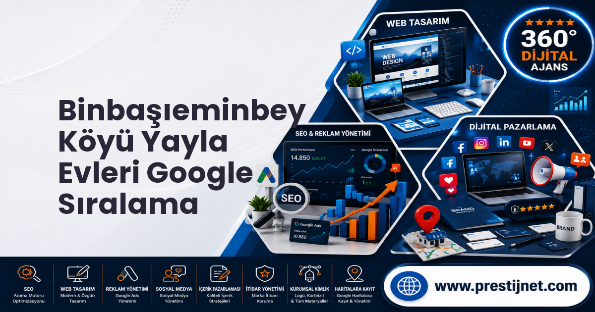Binbaşıeminbey Köyü Yayla Evleri Google Sıralama