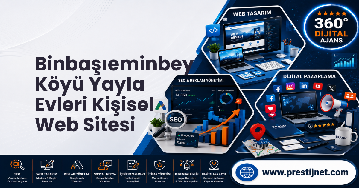 Binbaşıeminbey Köyü Yayla Evleri Kişisel Web Sitesi