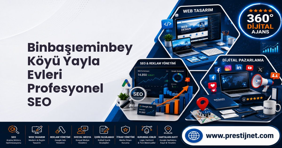 Binbaşıeminbey Köyü Yayla Evleri Profesyonel SEO