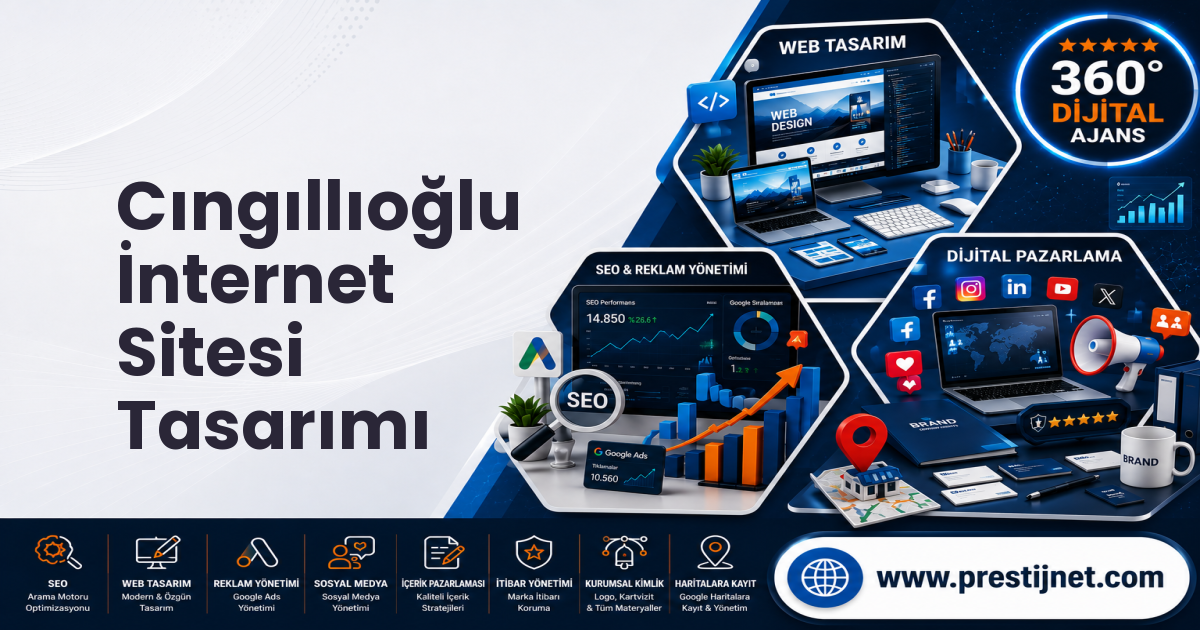 Cıngıllıoğlu İnternet Sitesi Tasarımı