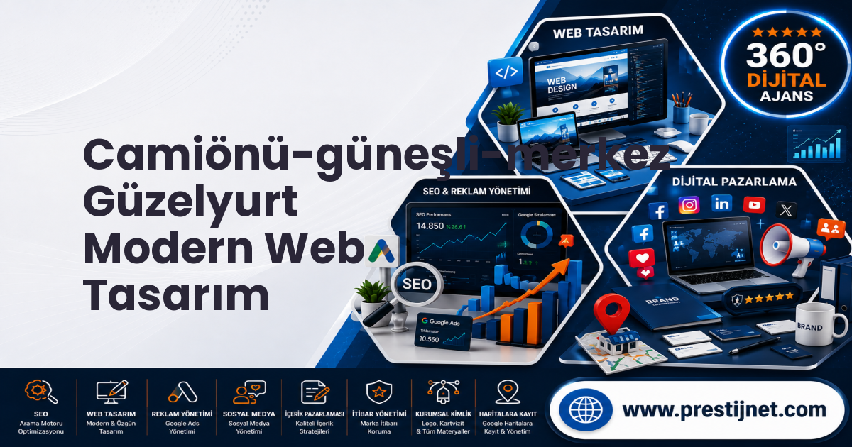 Camiönü-güneşli-merkez Güzelyurt Modern Web Tasarım