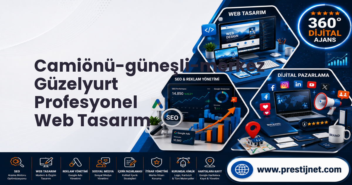 Camiönü-güneşli-merkez Güzelyurt Profesyonel Web Tasarım