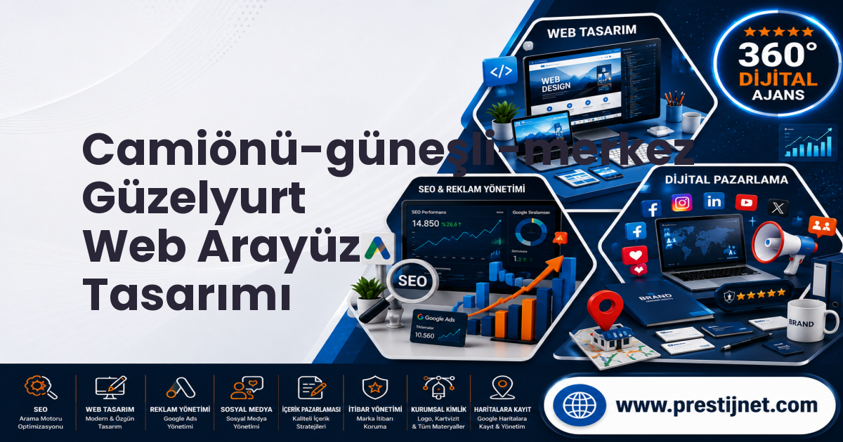Camiönü-güneşli-merkez Güzelyurt Web Arayüz Tasarımı