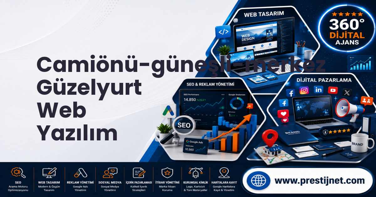 Camiönü-güneşli-merkez Güzelyurt Web Yazılım