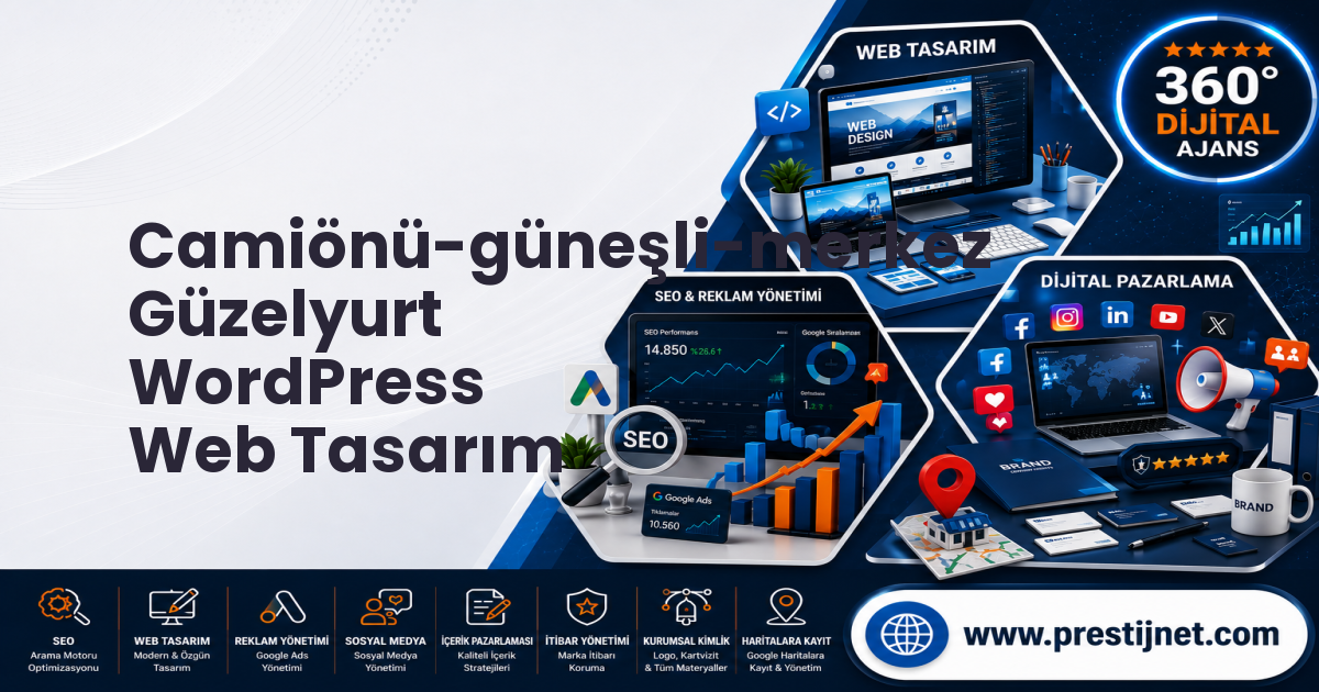 Camiönü-güneşli-merkez Güzelyurt WordPress Web Tasarım