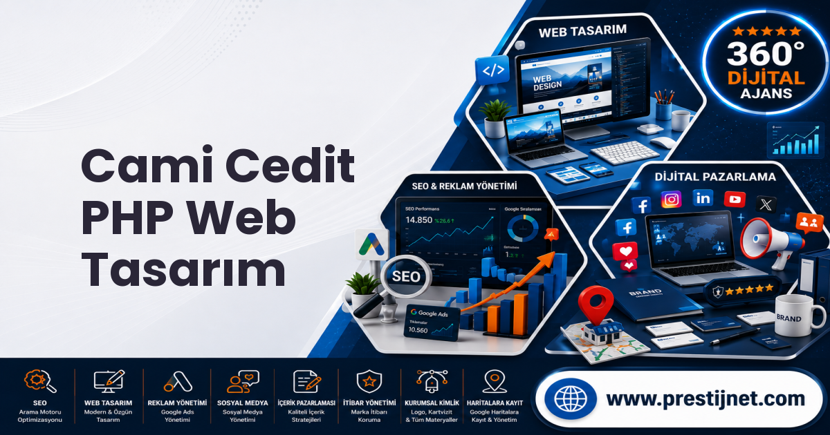 Cami Cedit PHP Web Tasarım