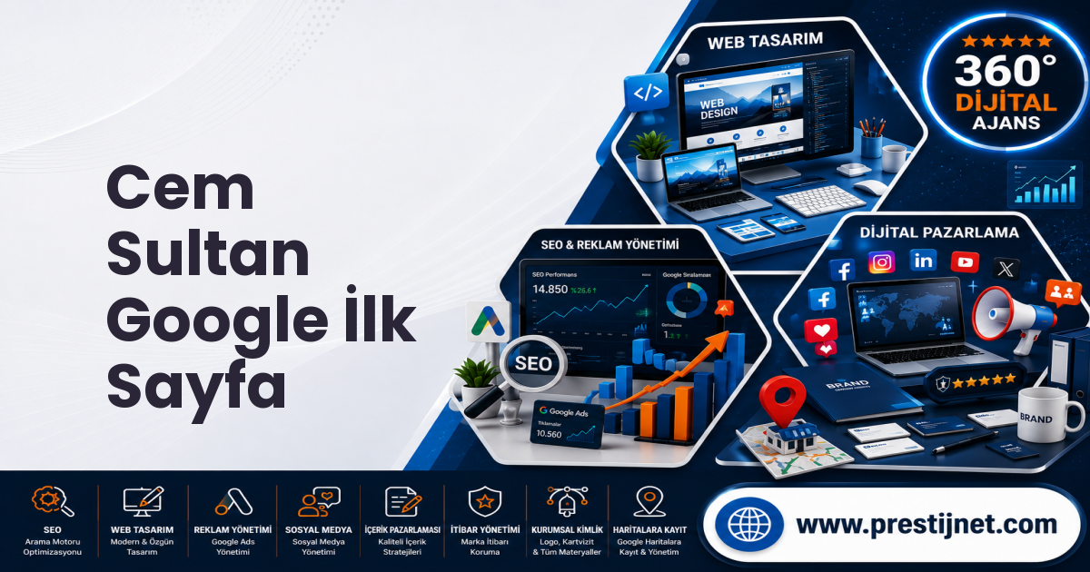 Cem Sultan Google İlk Sayfa