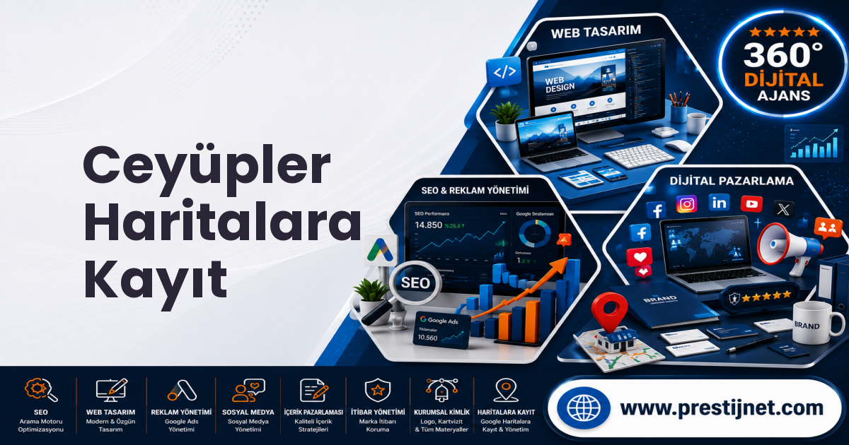Ceyüpler Haritalara Kayıt