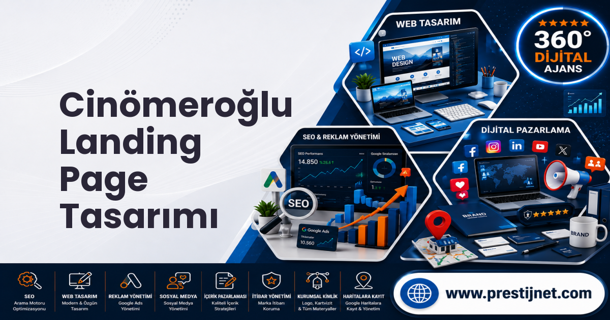 Cinömeroğlu Landing Page Tasarımı