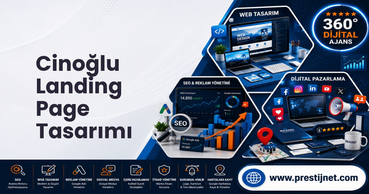 Cinoğlu Landing Page Tasarımı