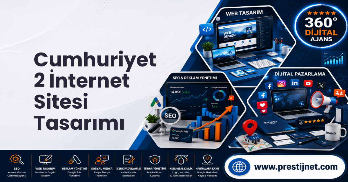 Cumhuriyet 2 İnternet Sitesi Tasarımı