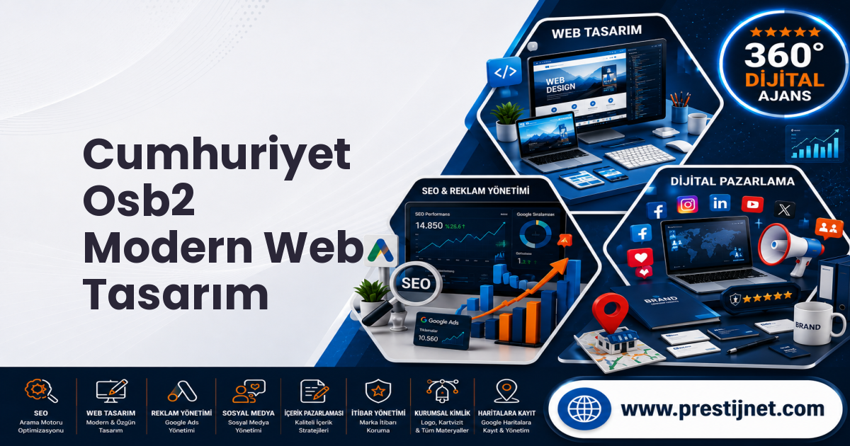 Cumhuriyet Osb2 Modern Web Tasarım